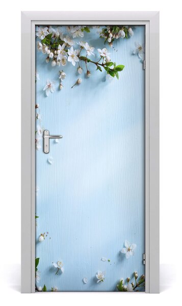 Fototapeta samolepiace kvety višne 85x205 cm