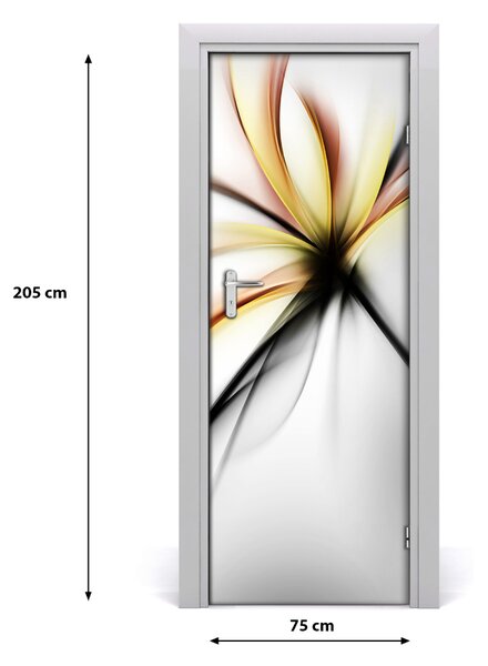 Fototapeta samolepiace abstraktné kvetina 75x205 cm