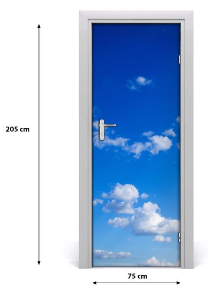 Fototapeta na dvere mraky na nebi 75x205 cm