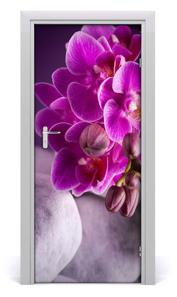 Fototapeta samolepiace ružová orchidea 85x205 cm