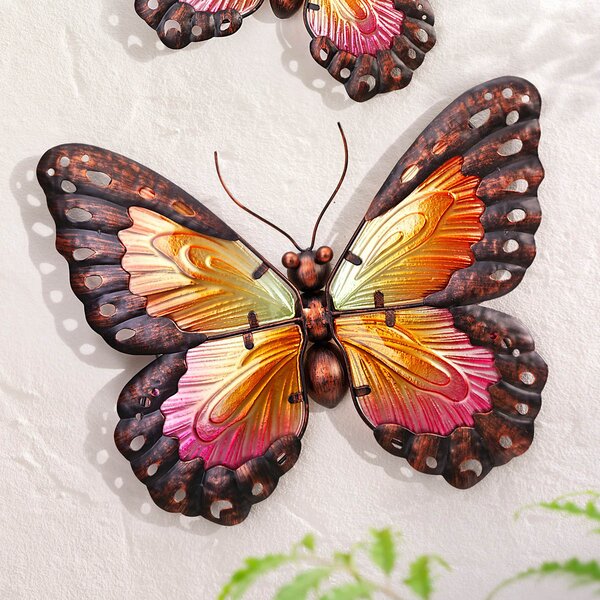 Nástenná dekorácia Motýľ Farfalla, 35 cm