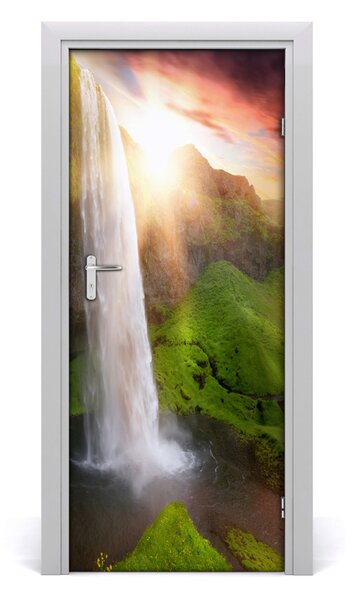 Fototapeta na dvere vodopád 85x205 cm