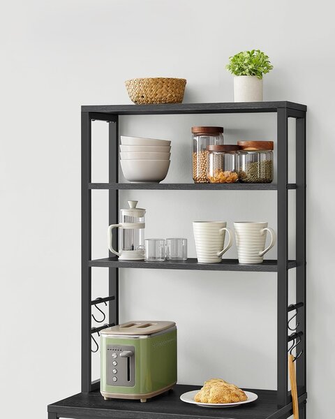 SONGMICS Kuchynský regál Vasagle Vogues 60 cm čierny