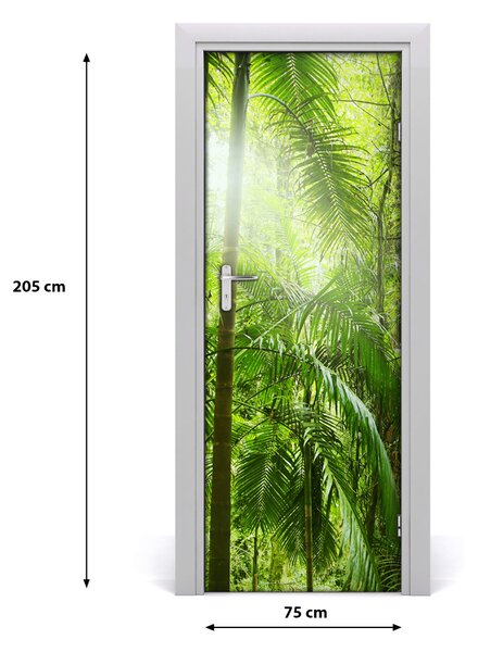 Fototapeta na dvere dažďový les 75x205 cm