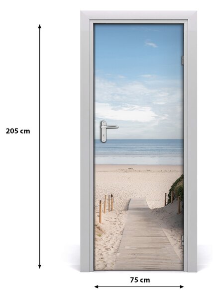 Fototapeta na dvere Chodník na pláž 75x205 cm