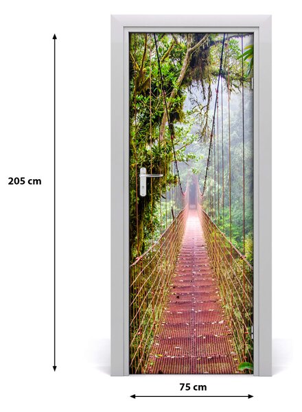Fototapeta na dvere visiaci most 75x205 cm