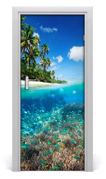 Fototapeta na dvere koralový útes 85x205 cm