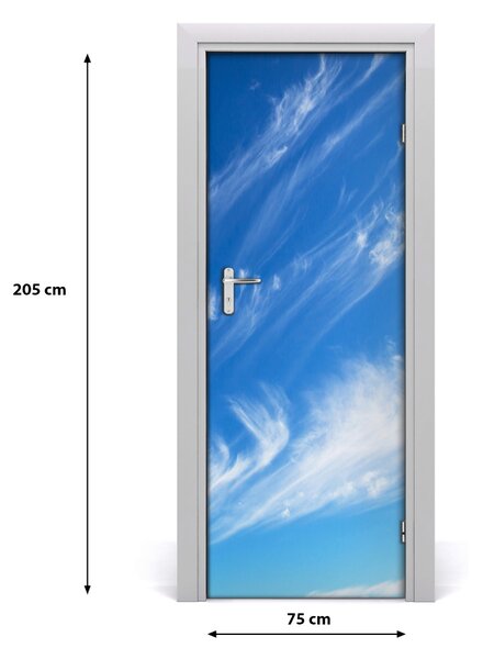 Fototapeta na dvere mraky na nebi 75x205 cm