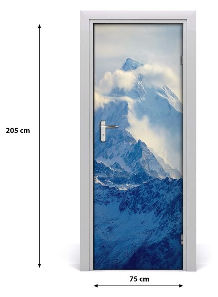 Fototapeta na dvere vrchol hory 75x205 cm