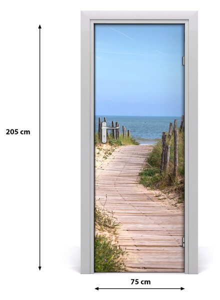Fototapeta na dvere Chodník na pláž 75x205 cm
