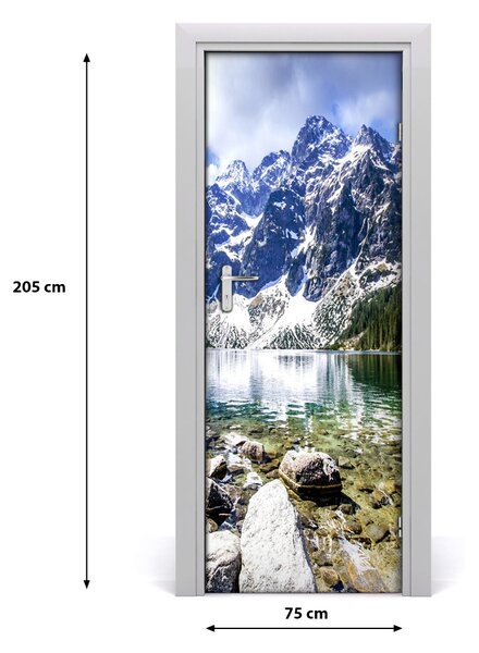 Fototapeta na dvere Morské oko Tatry 75x205 cm