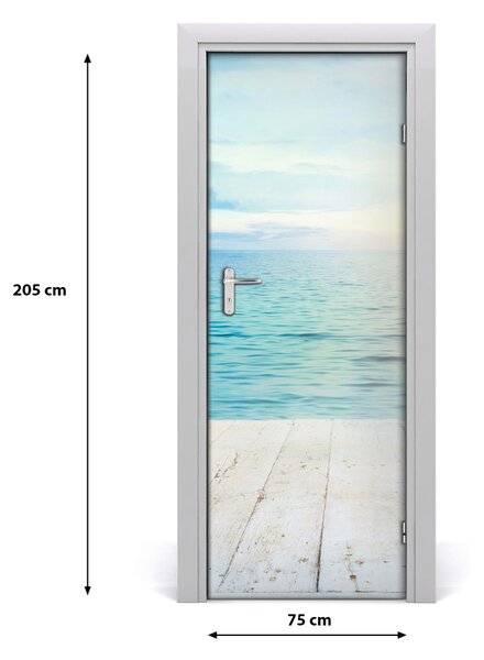 Fototapeta na dvere tropická pláž 75x205 cm