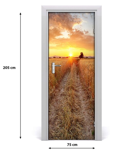 Fototapeta na dvere obilia pole 75x205 cm