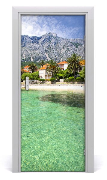 Fototapeta na dvere pláž Chorvátsko 85x205 cm