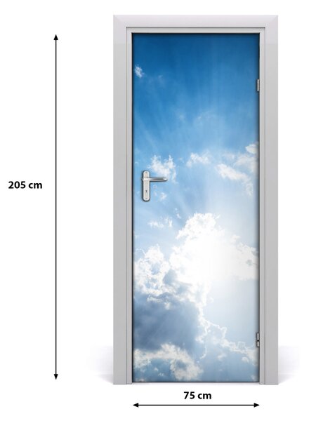 Fototapeta na dvere mraky na nebi 75x205 cm