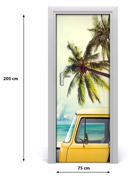 Fototapeta na dvere surfing 75x205 cm