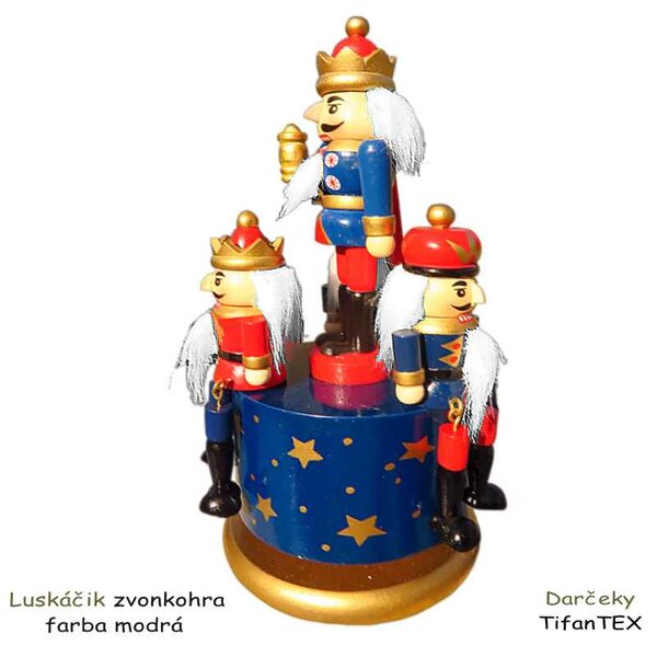 Luskáčik zvonkohra (čarovná pestrofarebná melodická hračka s luskáčikmi)