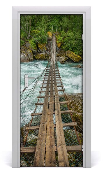 Fototapeta na dvere visiaci most 85x205 cm