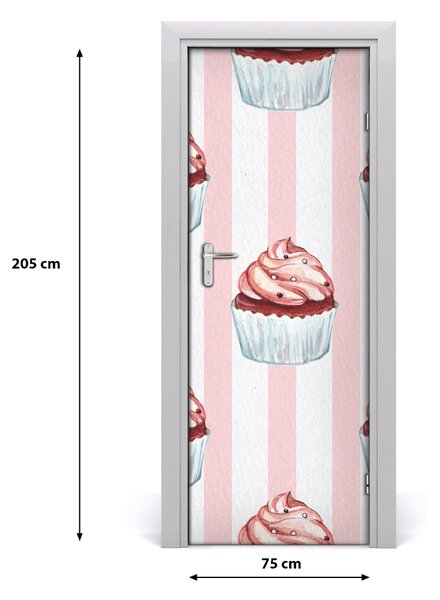 Fototapeta na dvere samolepiace bábovka 75x205 cm