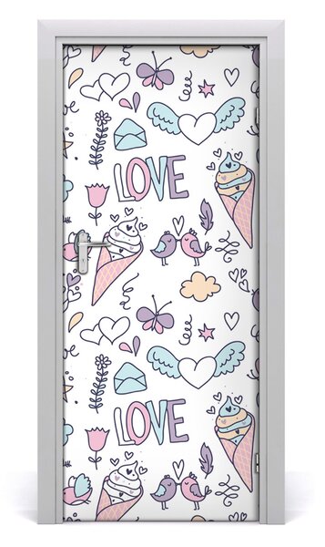 Fototapeta na dvere samolepiace romantický večer 85x205 cm