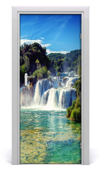 Fototapeta na dvere vodopád Krka 85x205 cm