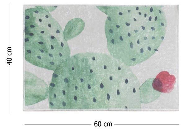 L'essentiel Kúpeľňová predložka KAKTUS 40x60 cm