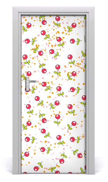 Fototapeta na dvere do domu samolepiace višne 85x205 cm