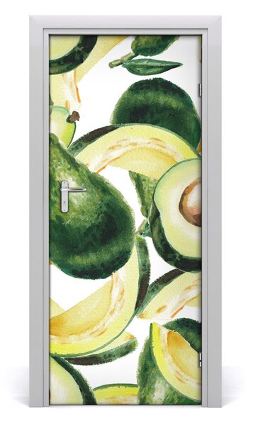 Fototapeta na dvere do domu samolepiace avokado 85x205 cm