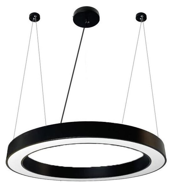 LED Luster na lanku LED/50W/230V 4000K pr. 100 cm čierna
