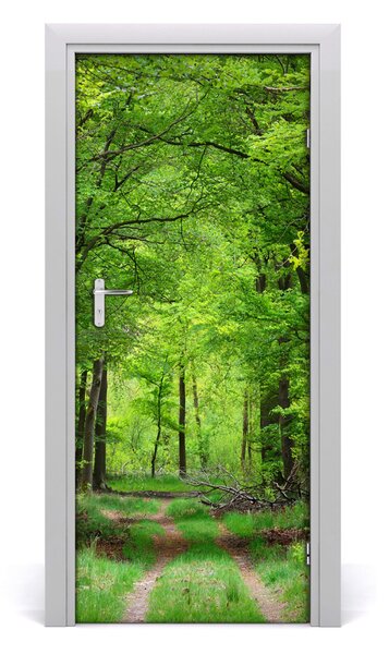 Fototapeta na dvere samolepiace zelený les 85x205 cm