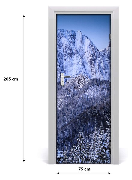 Fototapeta na dvere samolepiace tatry 75x205 cm