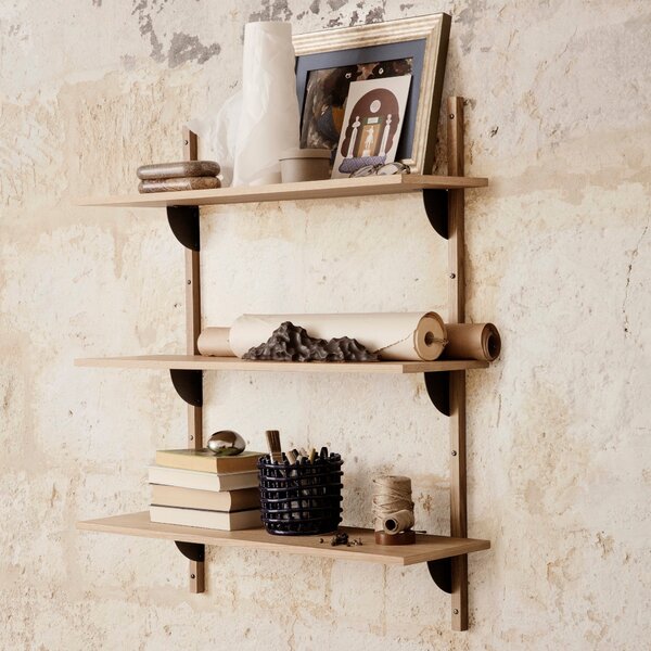 Police Sector Tripple, Narrow, Natural Oak, Mosadz – Ferm Living