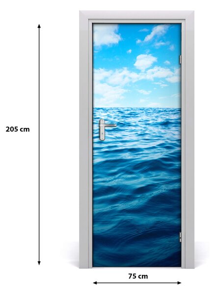 Fototapeta na dvere samolepiace morská voda 75x205 cm