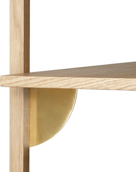 Police Sector Tripple, Narrow, Natural Oak, Mosadz – Ferm Living