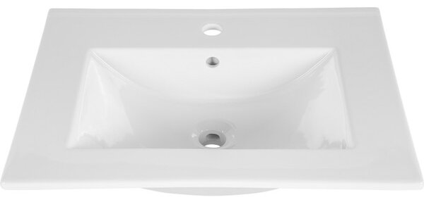 Comad Kúpeľňová skrinka Bali Lava so zápustným umývadlom 60 cm kašmírová/dub wotan