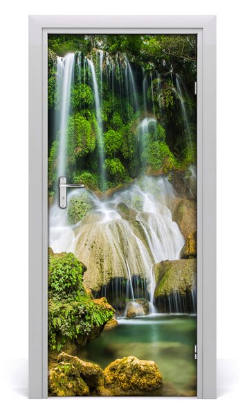 Fototapeta na dvere samolepiace vodopád džungle 85x205 cm