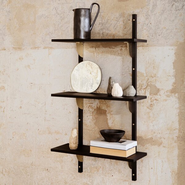 Police Sector Tripple, Narrow, Natural Oak, Mosadz – Ferm Living