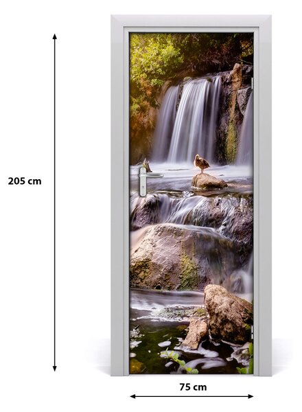 Fototapeta na dvere samolepiace vodopád 75x205 cm