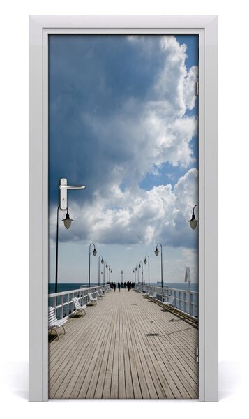 Fototapeta na dvere samolepiace Mólo w Orłowie 85x205 cm