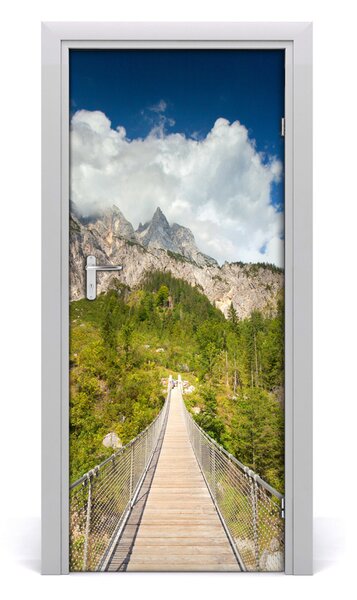 Fototapeta na dvere samolepiace visiaci most 85x205 cm
