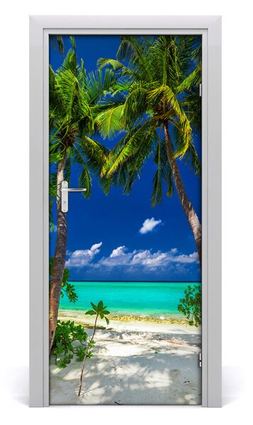 Fototapeta na dvere samolepiace tripická pláž 85x205 cm