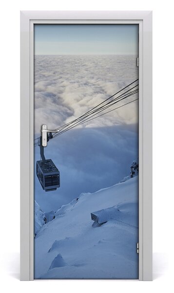 Fototapeta na dvere samolepiace horská lanovka 85x205 cm