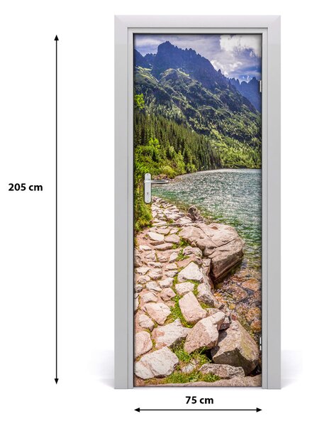 Fototapeta na dvere samolepiace Moreška oko Tatry 75x205 cm