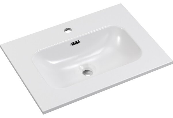 Comad Kúpeľňová skrinka Donna Fly so zápustným umývadlom 80 cm piesková