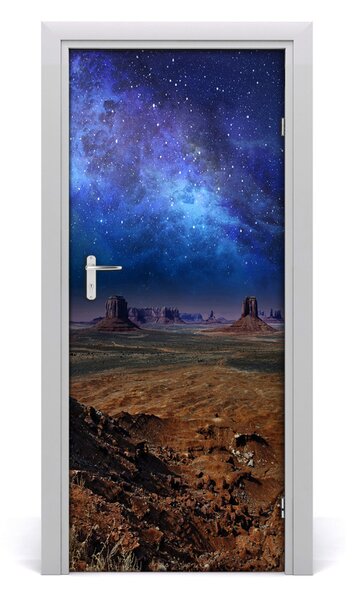 Fototapeta na dvere samolepiace hviezdne nebo 85x205 cm