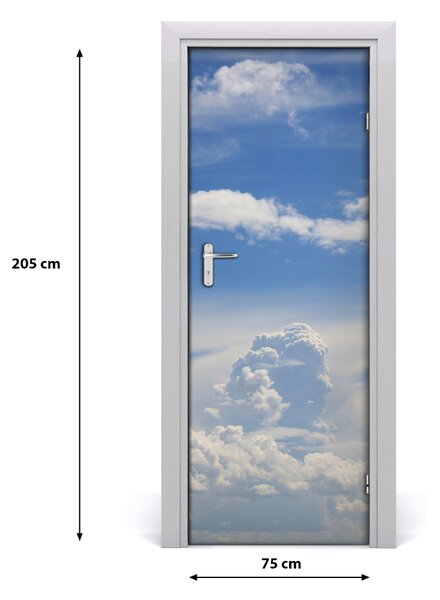 Fototapeta na dvere samolepiace mraky na nebi 75x205 cm