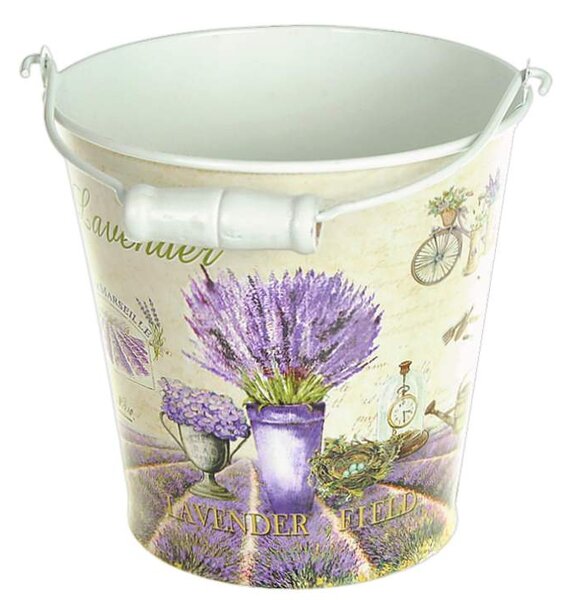 Dekoračné vedierko Lavender (Provence dekorácia Levanduľa)