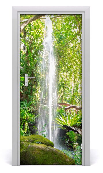 Fototapeta na dvere samolepiace vodopád džungle 85x205 cm