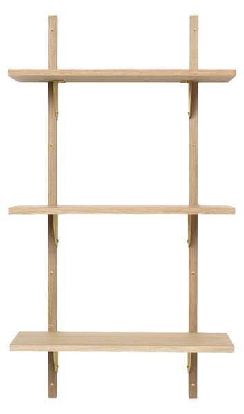 Police Sector Tripple, Narrow, Natural Oak, Mosadz – Ferm Living