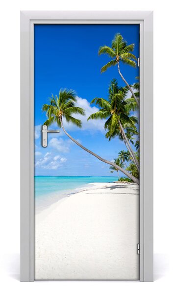 Fototapeta na dvere samolepiace tropická pláž 85x205 cm
